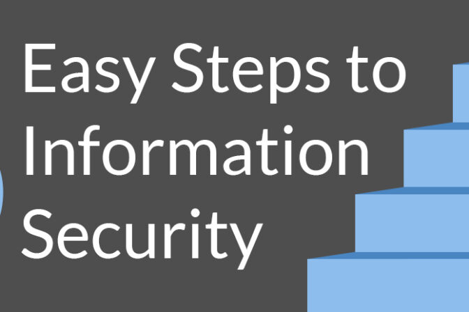 5 Steps to Easy Information Security Graphic