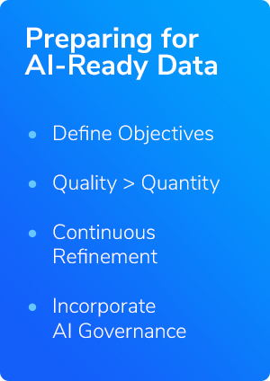 Prepping for AI Ready Data