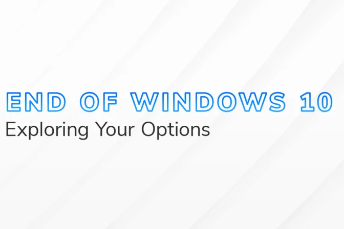 Windows 10 End of Support Graphic