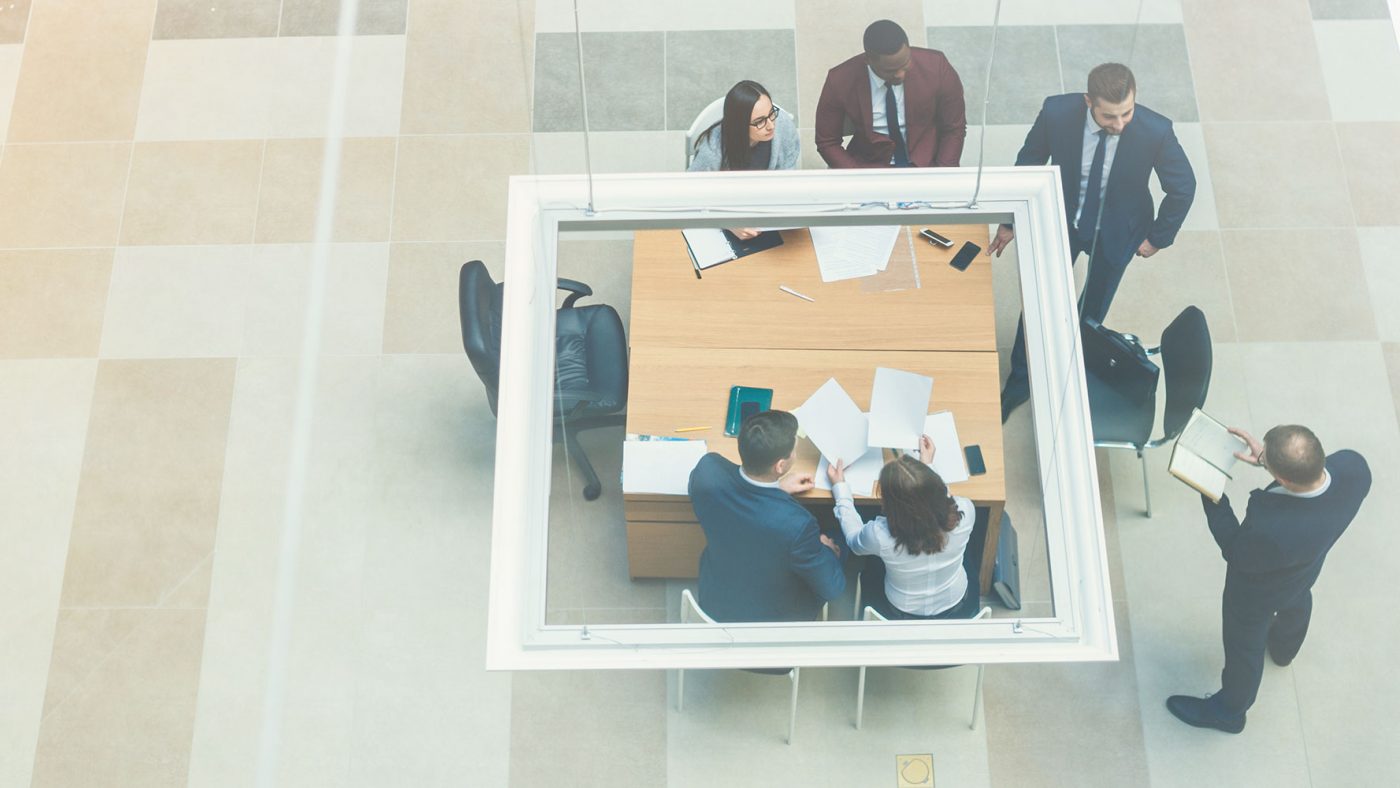 Group of Employees at a Table