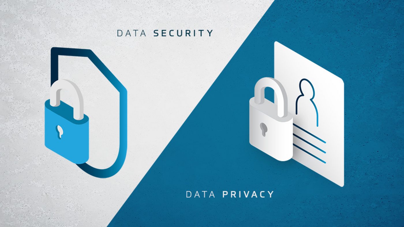 Data Security and Data Privacy Illustration