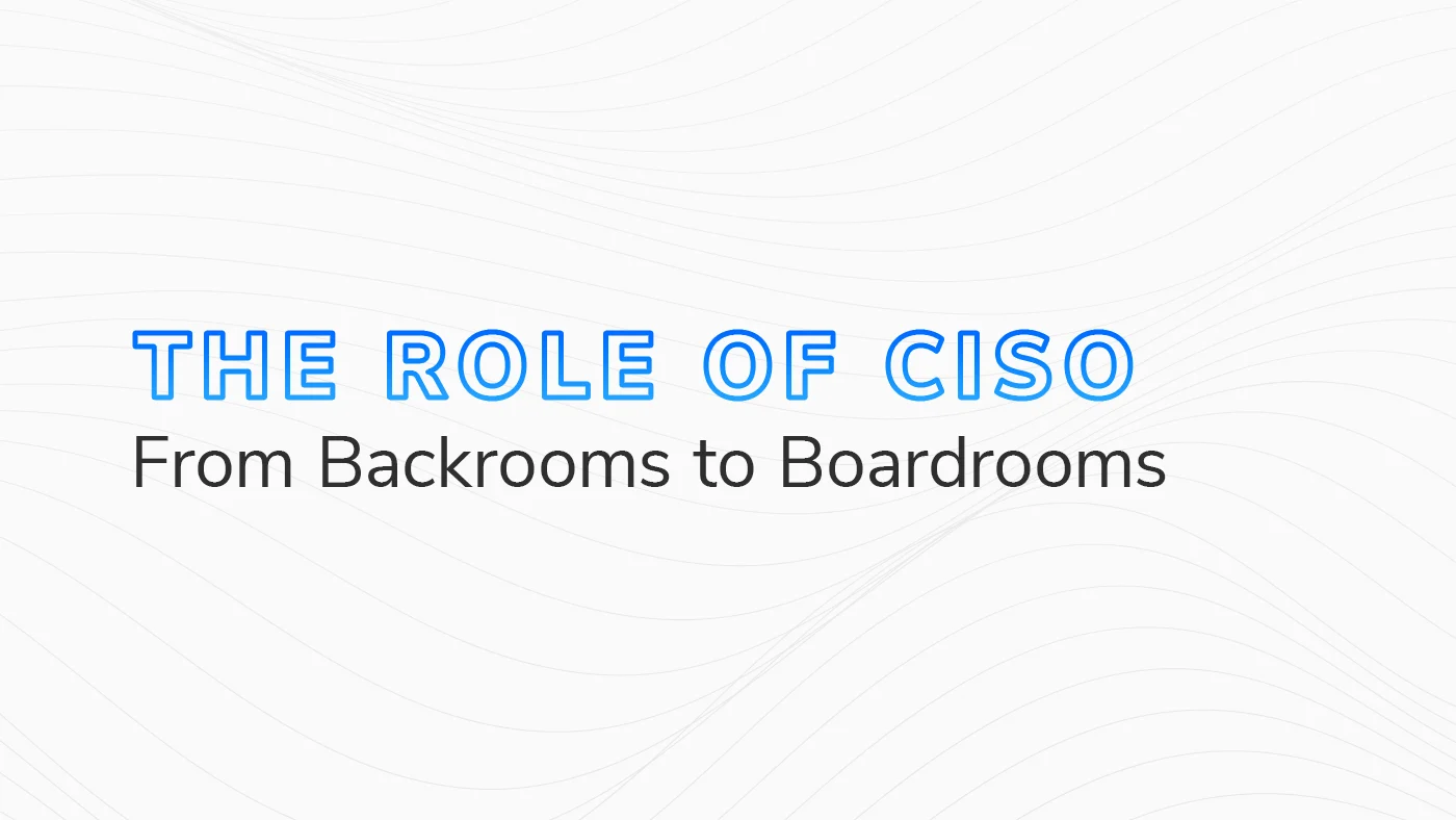 The Role of CISO graphic