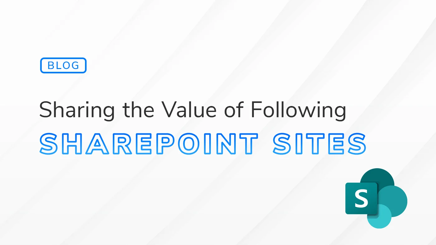 Following a SharePoint Site hero