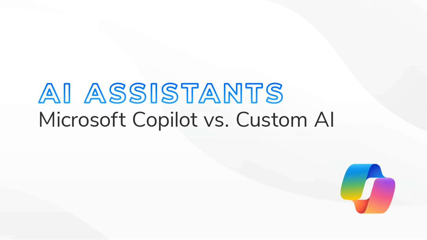 custom AI vs microsoft copilot hero