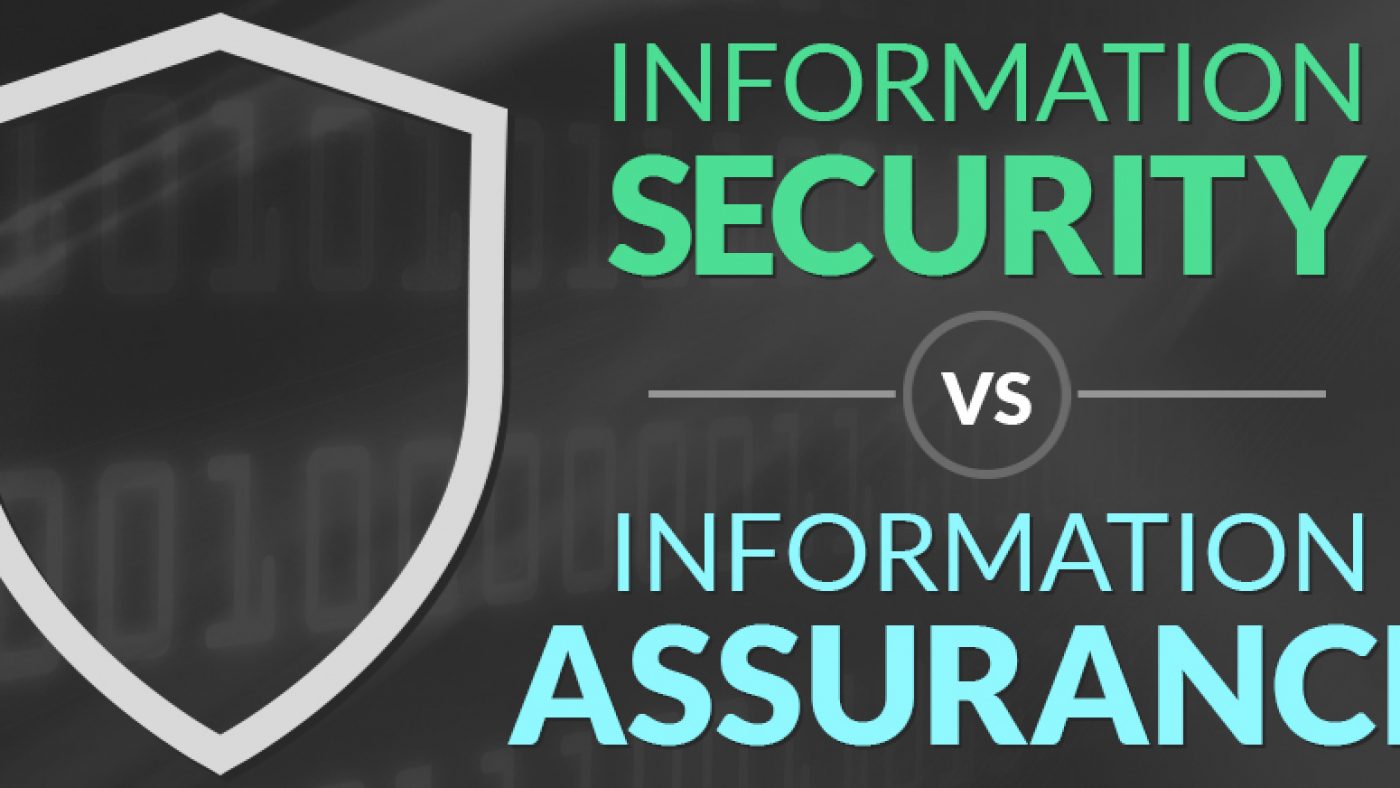 Information Security vs Information Assurance Graphic